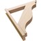 Ekena Millwork 6-in W x 36-in D x 42-in H Funston Trad Rough Cedar Woodgrain TimberThane Outlooker, Primed Tan OUTUR060X36X42FST04RCPR - alternate 5